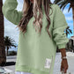 🎁 Hot Sale 49% OFF 🔥Long Sleeve Pullover Zipper Slit Casual Sweatshirt Dress