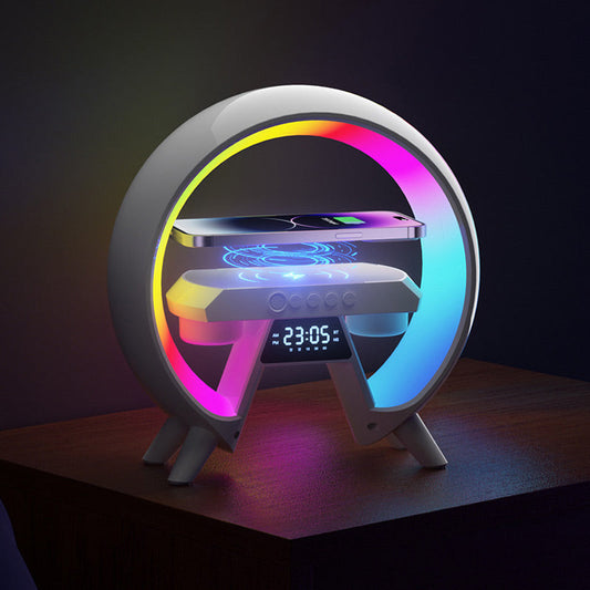 🎁Xmas Sales - 49% OFF🎅G-shaped Led Wireless Charging Speaker