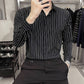 💕Buy 2 get extra 8% off 💕Men's Slim-Fit Striped Long-Sleeve Shirt