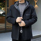 🔥Limited Time 50% Off 🔥Men's Winter Hooded Warm Faux Fur Lined Parka Coat
