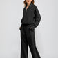 ✨Autumn Specials 49%OFF🔥 Women’s High-Neck Zip-Up Pullover and Wide-Leg Pants Set