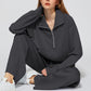 ✨Autumn Specials 49%OFF🔥 Women’s High-Neck Zip-Up Pullover and Wide-Leg Pants Set