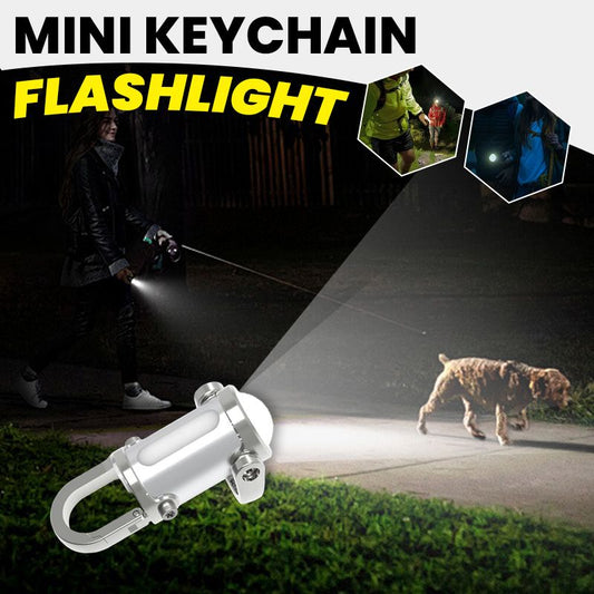 🏆✨Flash Sale⚡ 50K+ SOLD!!! Almost Gone-💥1200LM Super Bright Mini Keychain Flashlight Waterproof💡