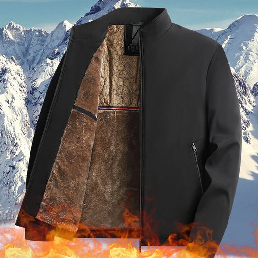 🧥Last day of the big sale £26.99🔥🔥 Men's Warm Stand Collar Full Zip Work Jacket