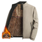 🧥Last day of the big sale £26.99🔥🔥 Men's Warm Stand Collar Full Zip Work Jacket