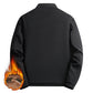 🧥Last day of the big sale £26.99🔥🔥 Men's Warm Stand Collar Full Zip Work Jacket