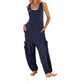 🏖️Summer Hot Sale 49% OFF🌼Women's Sleeveless Baggy Jumpsuit