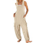 🏖️Summer Hot Sale 49% OFF🌼Women's Sleeveless Baggy Jumpsuit