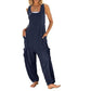 🏖️Summer Hot Sale 49% OFF🌼Women's Sleeveless Baggy Jumpsuit