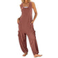 🏖️Summer Hot Sale 49% OFF🌼Women's Sleeveless Baggy Jumpsuit