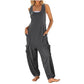 🏖️Summer Hot Sale 49% OFF🌼Women's Sleeveless Baggy Jumpsuit