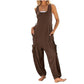 🏖️Summer Hot Sale 49% OFF🌼Women's Sleeveless Baggy Jumpsuit