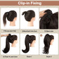 🫧🫧Limited Price ￡11.99-Last Day Promotion 49%OFF🫧Curly Wavy Frizzy Hair Extension with Ponytail