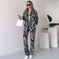 🌸Spring Specials🌸Chic Women's Zebra Print Shirt & Pants Set