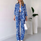 🌸Spring Specials🌸Chic Women's Zebra Print Shirt & Pants Set