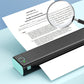 Portable wireless printer, ideal for on the go, D810 Bluetooth thermal printer, supports US letter paper size 8.5 x 11 inches, including printers for tattoo studios and offices.