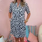 💖Limited Sale 49% OFF💖Women's Casual Short Sleeve V-Neck Printed Dress