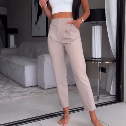 🎉2025 New Products Hot Sale✨Women's Versatile Casual Pinstripe Suit Pants
