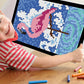 🎨 Color by Number Mosaic Book Set – 4 Books with 100 Hidden Picture Coloring Designs