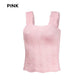 🎁 Hot Sale 49% OFF🌸 Women's Wide Strap Square Neck Short Flower Sports Tank Top – Comfort Meets Style! ✨