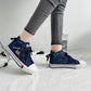 🌸Spring Specials💐Women's Cowboy High-Top Canvas Shoes