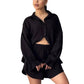 🏖️Summer Hot Sale 49% OFF🌼Women's Lapel Long Sleeve Shirt & High-Waisted Shorts 2-PCS Set