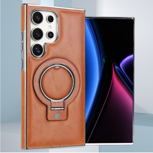 💥New Year special offer 🥰Retro style magnetic phone case with holder for Samsung