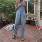 💕New Year Hot Sale 49% OFF💕Women's Casual V-Neck Long Denim Overalls