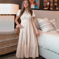 🌸Spring Specials💐 49% OFF👗Women's Casual Summer Short-Sleeve V-Neck Long Dresses
