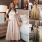 🌸Spring Specials💐 49% OFF👗Women's Casual Summer Short-Sleeve V-Neck Long Dresses