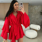 💝Limited Sale 49% OFF🔥Women's Solid Color Loose Mini Dress
