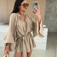 💝Limited Sale 49% OFF🔥Women's Solid Color Loose Mini Dress