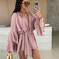 💝Limited Sale 49% OFF🔥Women's Solid Color Loose Mini Dress