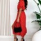 💕What should I wear tomorrow?💕Women's Printed V-Neck Split Midi Dresses