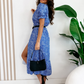 💕What should I wear tomorrow?💕Women's Printed V-Neck Split Midi Dresses