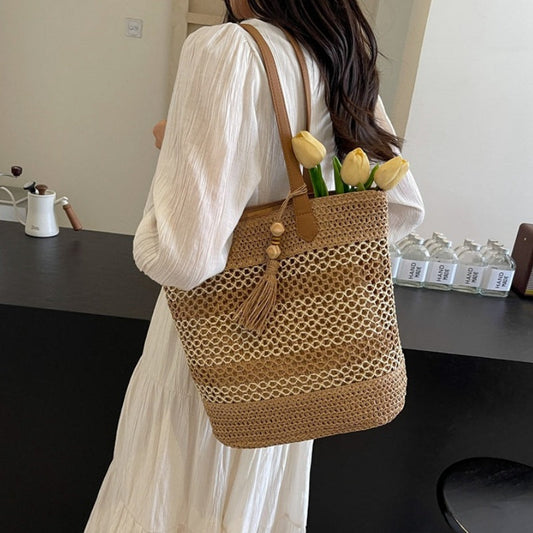 🎁 Hot Sale 49% OFF 🔥Women's Straw Woven Beach Shoulder Bag