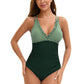 🎁Hot Sale 49%OFF🔥Women's Ruched V-Neck One-Piece Swimsuit