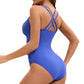 🎁Hot Sale 49%OFF🔥Women's Ruched V-Neck One-Piece Swimsuit