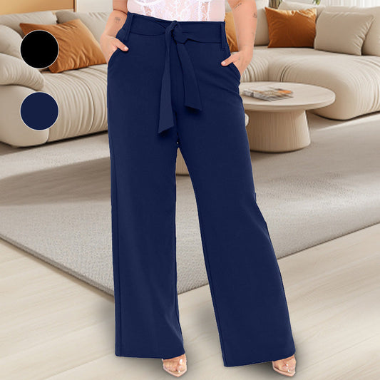 🎁 Hot Sale 49% OFF 🔥Women's Casual Tie-Waist Wide-Leg Pants