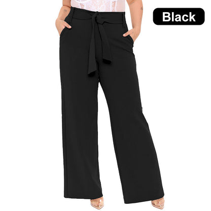 🎁 Hot Sale 49% OFF 🔥Women's Casual Tie-Waist Wide-Leg Pants