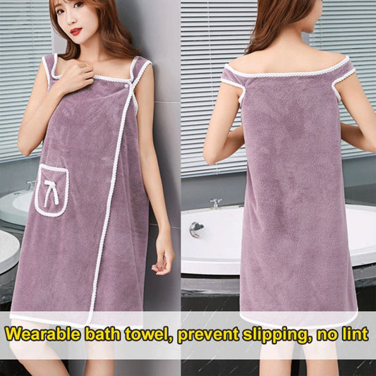 🎁 Hot Sale 49% OFF 🔥Faux Coral Fleece Absorbent Bath Towel - Nice Gift