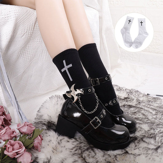 🎁 Hot Sale 49% OFF 🔥Women's Cross Print Socks