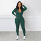 🎉2025 New Products Hot Sale✨Solid Color Half Zip Seamless Jumpsuit