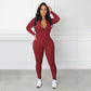 🎉2025 New Products Hot Sale✨Solid Color Half Zip Seamless Jumpsuit