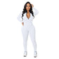 🎉2025 New Products Hot Sale✨Solid Color Half Zip Seamless Jumpsuit