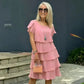 🎉Hot Sale 49% OFF🎉  Women's Casual Wave Cut Ruffle Dress