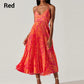 🏖️Summer Hot Sale 49% OFF🌼Women's Fashion V-Neck Sleeveless Printed Dresses