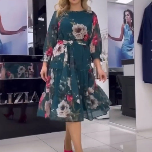 🎉2025 New Products Hot Sale✨Women's Printed Casual Dress