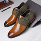 🎁 Hot Sale 49% OFF 🔥Men's Fashion Color-Block Leather Shoes