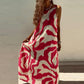 🏖️Summer Hot Sale 49% OFF🌼Women's Trendy Print Sleeveless Backless Dress